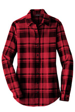 Port Authority® Ladies Plaid Flannel Tunic LW668