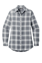 Port Authority® Ladies Plaid Flannel Tunic LW668